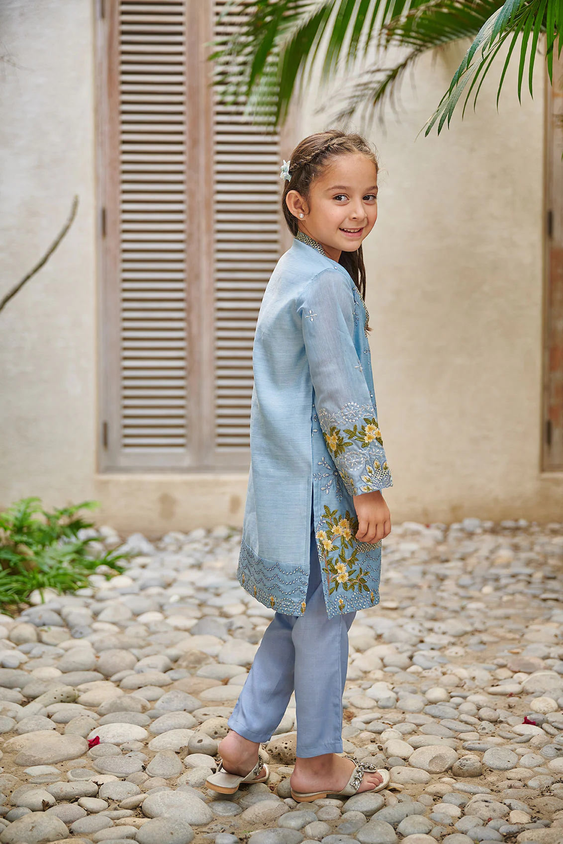 DK-0129 TEAL BLUE 2PCs - Image 2