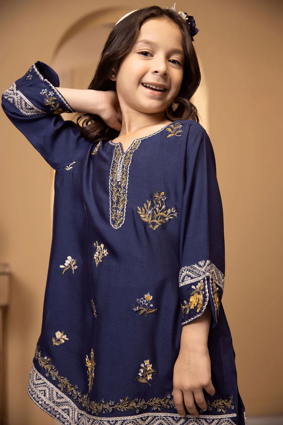 DK-0144 NAVY BLUE 2PCs - Image 6