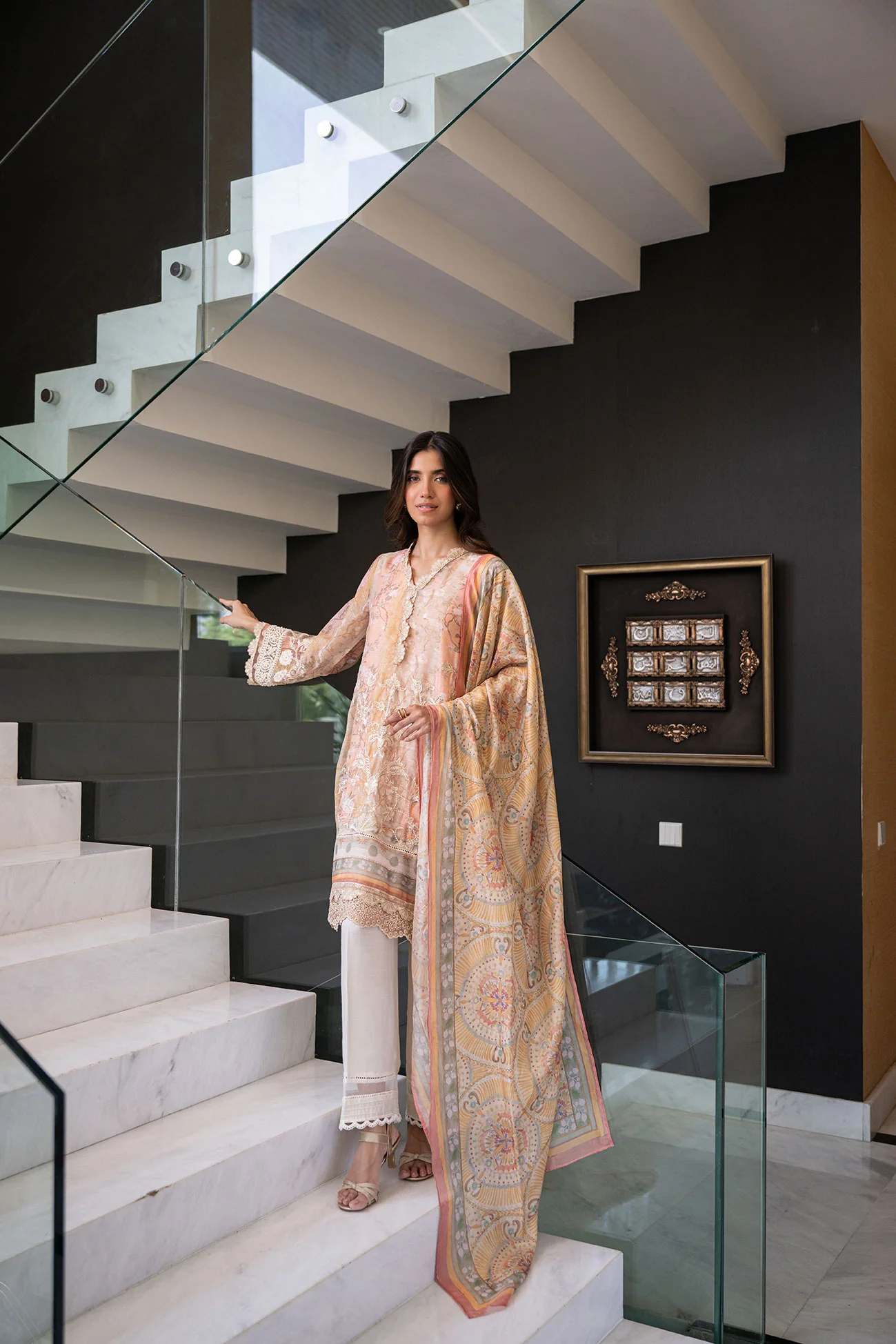 SS24DD-1190 L-GREEN DUPATTA